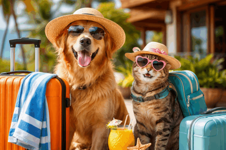 Urlaub mit Hund und Katze: Sicher verreisen mit Fellnasen