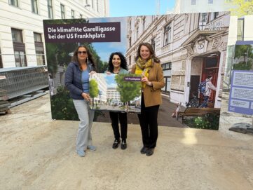 Frankhplatz: Premiere für klimafitte Gestaltung der U5-Stationen