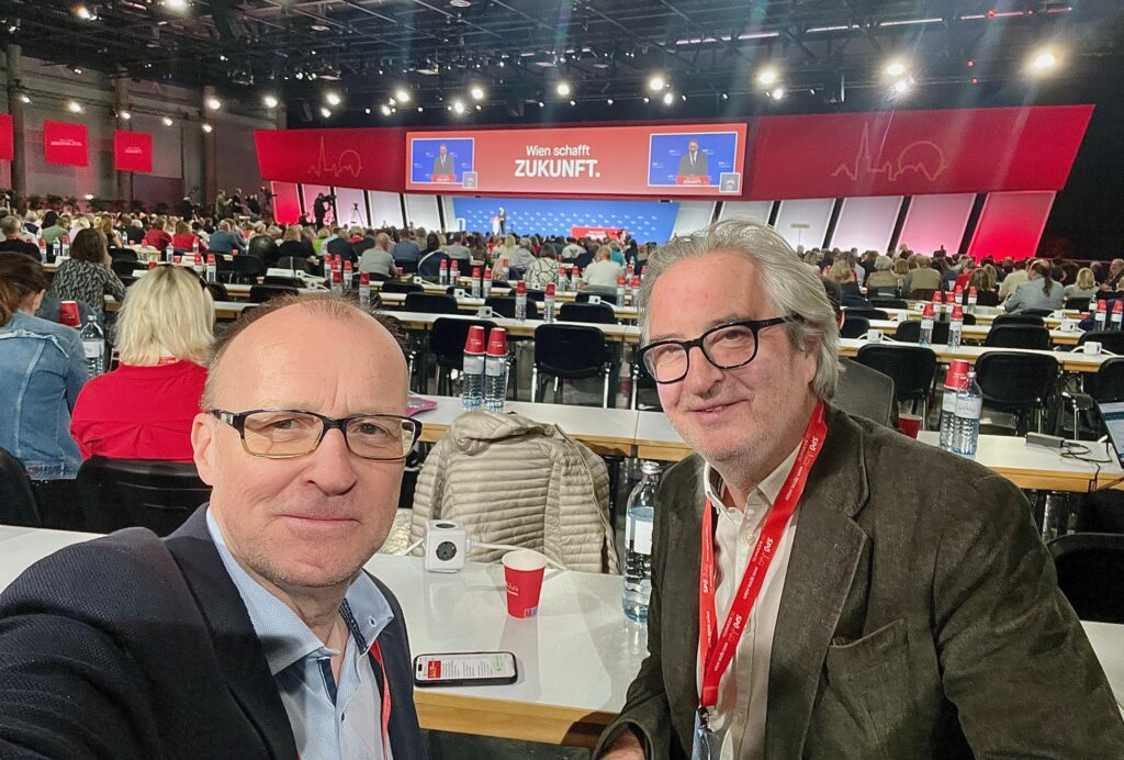 Mittendrin statt nur dabei: Hans Steiner und Robert Sommer (Bild: Privat).