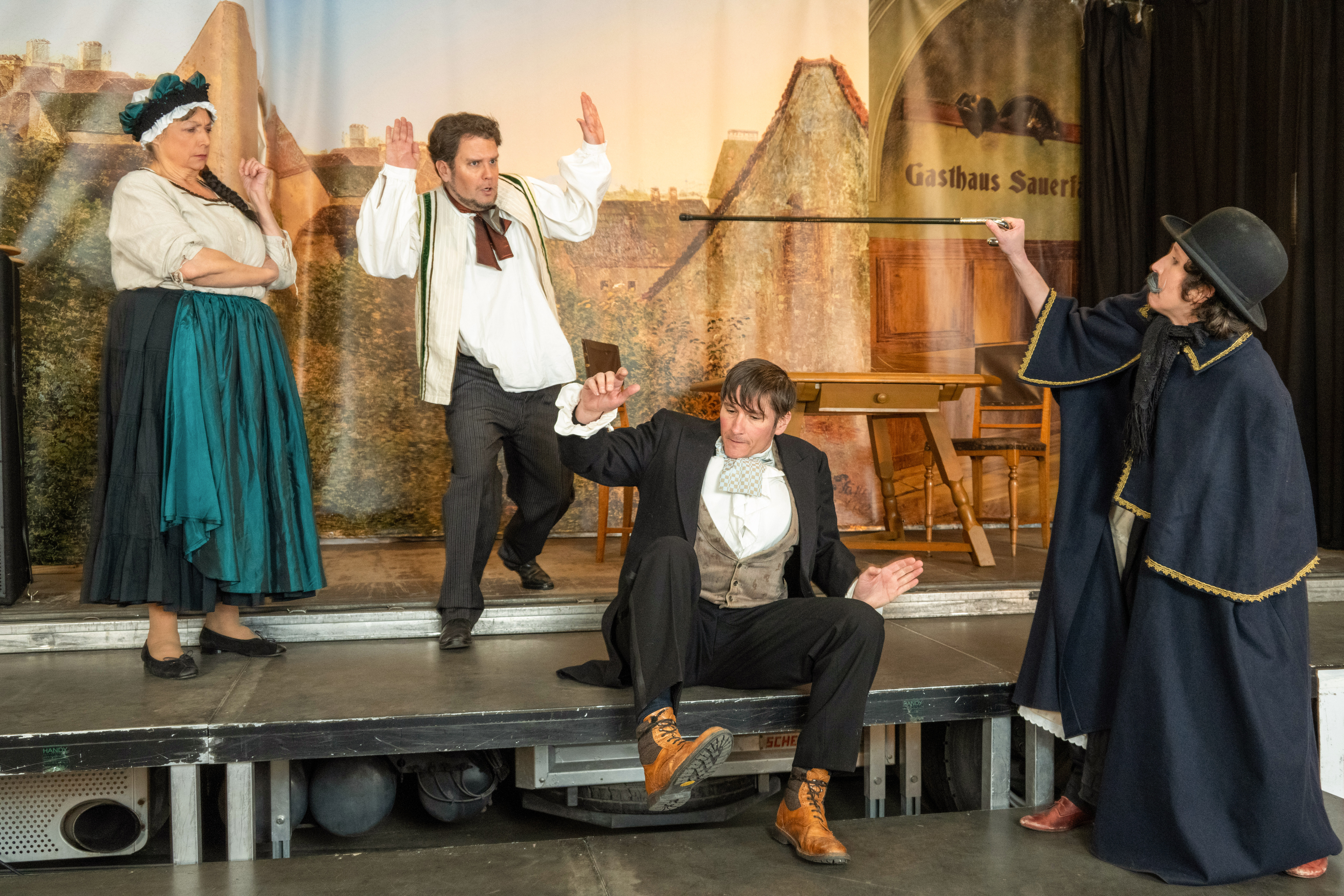 Komödiantischer Nestroy-Abend im Stadtpark Atzgersdorf