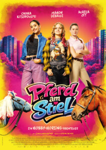 Pferd am Stiel Plakat