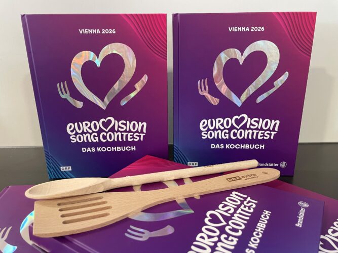 Jetzt ESC-Kochbuch inklusive einem Kochlöffel-Set von ORF extra gewinnen!