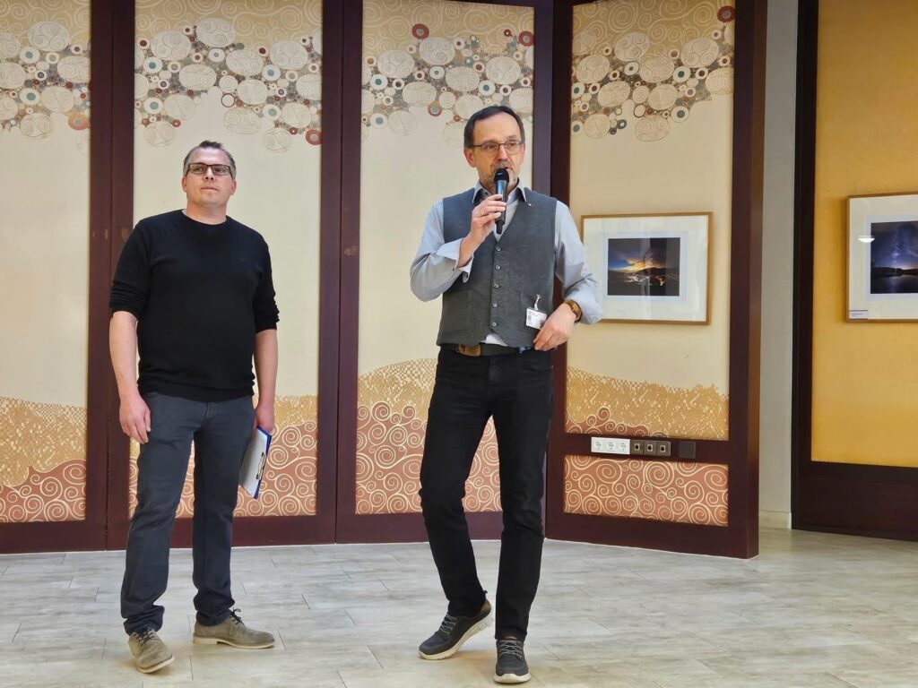 Vernissage Haus Gustav Klimt Gerhard Schlachter und Andreas Wolf