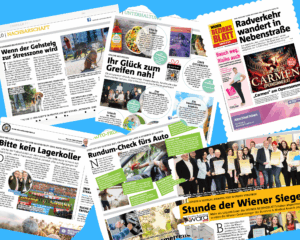 Druckfrisch am Markt: Das neue WBB mit Infos aus 23 Bezirken!