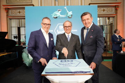 Vespa feiert 80 Jahre voller Dolce Vita im Palais Metternich