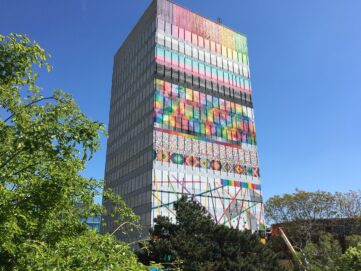 Debatten um Wandgemälde am einstigen APA-Turm