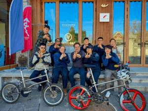 Wie in China arbeitet Vello Bike mit lokalen Partnern zusammen; kurze Lieferketten zur Schonung von Ressourcen und Umwelt. © Vello Bike