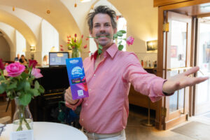 Thomas Peschta im Café Diglas