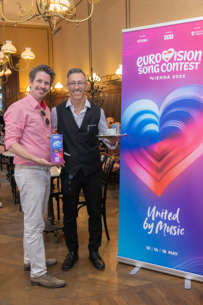 Thomas Peschta im Café Sperl