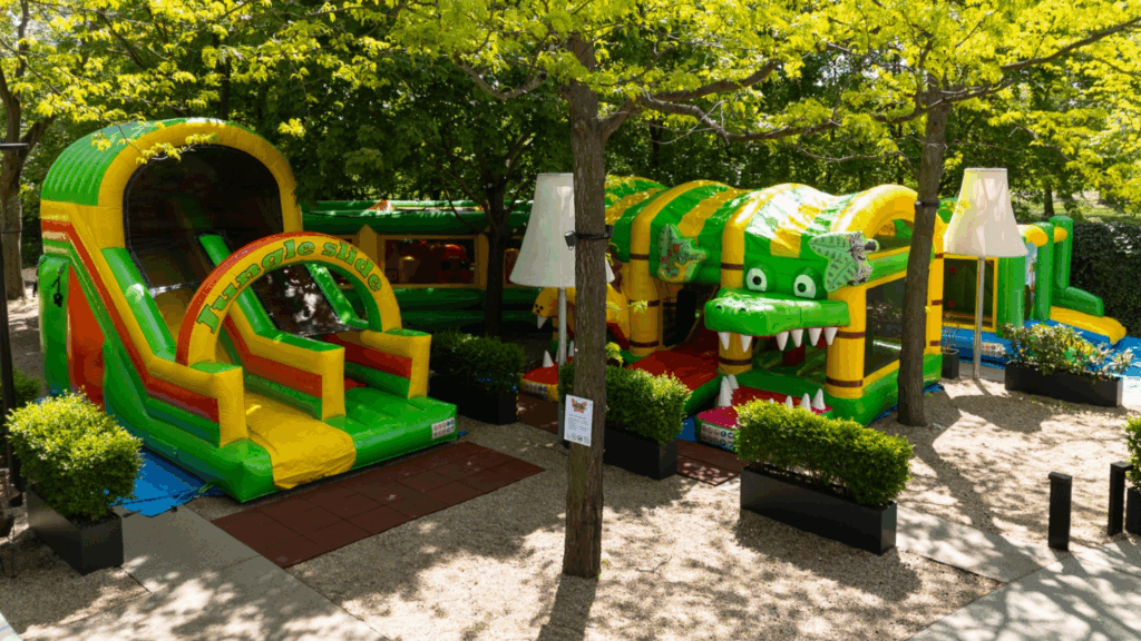Im neuen "Donauturm Garten" wartet ein Spielparadies für die Jüngsten. © Donauturm Wien