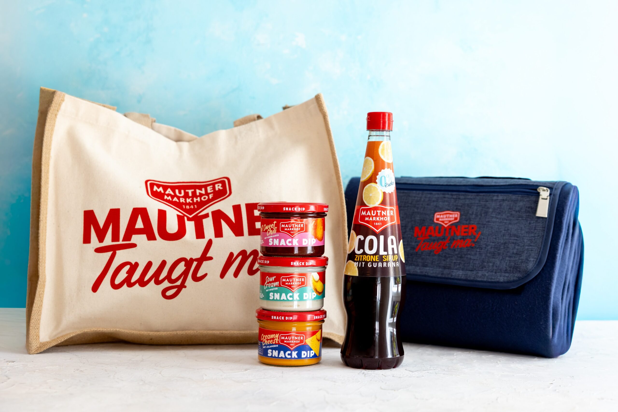 Neue Dips und Cola-Sirup: Snack-Pakete von Mautner Markhof gewinnen!