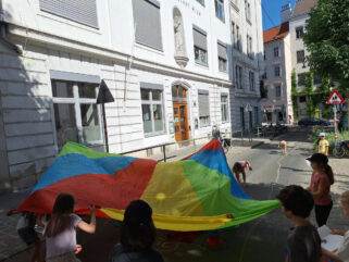 Freies Spielen und Toben für Zwergerl in der Stiftgasse