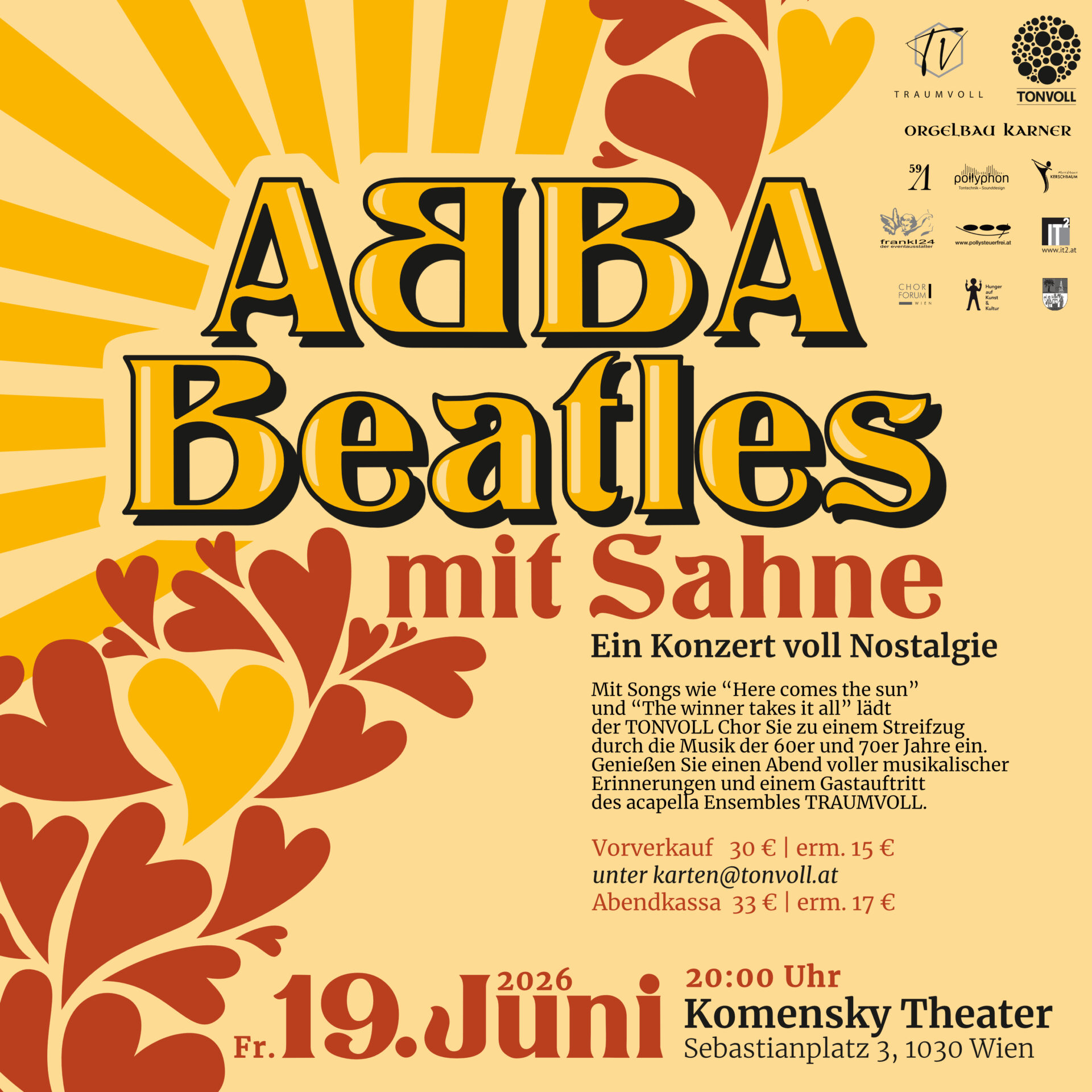 ABBA BEATLES MIT SAHNE