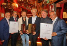 Spargel-Oscar für zwei Publikumslieblinge Manfred Buchinger, Peter Großmann, Mike Süsser, Johann-Philipp Spiegelfeld, Heinz Hanner und Robert Letz
