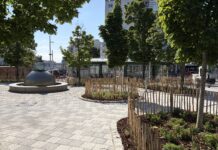 Bei U3-Endstelle erblüht Simmering in neuem Glanz Eine Wohlfühloase: Der Platz um den „Froschkönigbrunnen“ @ Berger