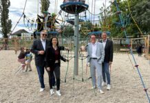 Sonnenland Simmering: Natur wird zum Erlebnis(park) Peter Hacker, Ramona Miletic, Jürgen Czernohorszky und Thomas Steinhart (v.l) @ Berger