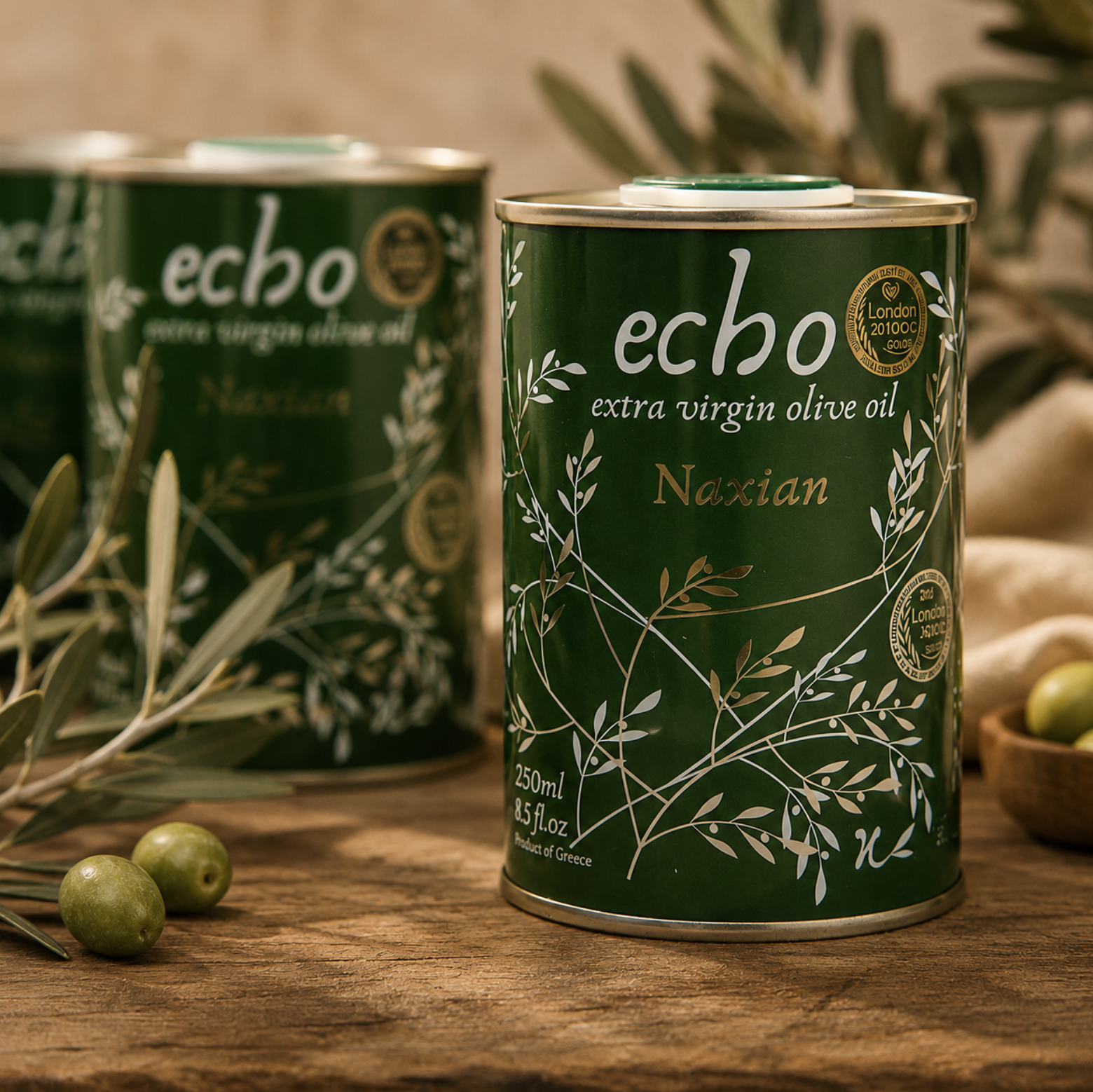 echo extra virgin olive oil naxian
