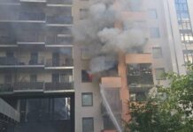 Rauch vernebelt Hochhaus – dann folgt Katzen-Drama