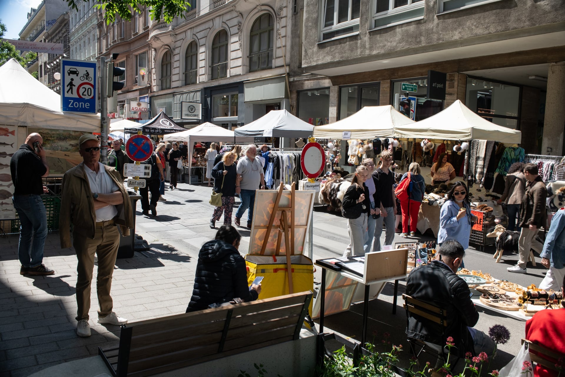 Flaniermarkt Neubaugasse