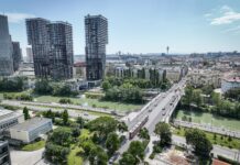 Die Stadionbrücke ist wieder für den Verkehr geöffnet Die Modernisierungsarbeiten der Stadionbrücke über den Donaukanal sind abgeschlossen © ZOOMVP.AT