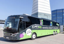 Wegen S-Bahn-Sperre: City Airport Train auf der Straße CAT by bus ext. VIE