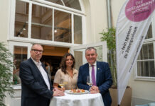 100 Restaurants bieten eine Woche günstigen Genuss Franz Bernthaler, Nadine Djordjevic und Toni Mörwald (v.l.) © &Social