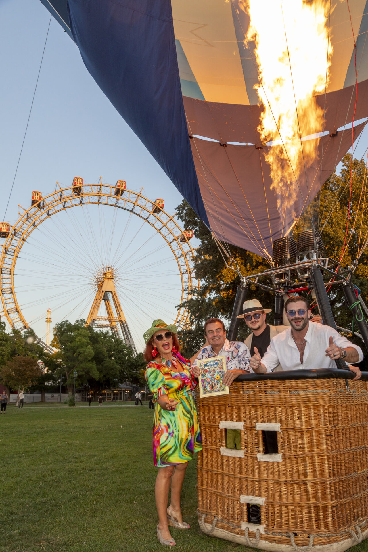 Roncalli Heißluftballon im Wiener Prater