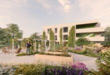 29. Gemeindebau NEU in der Kurbadstraße Bereits in der Planung wurde großer Wert auf Ressourcenschonung und Klimafitness gelegt. © Berger+Parkkinen Associated Architects