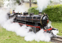 Nachtfahrt mit Dampflok: Die Liliputbahn dreht auf Die berühmte Liliputbahn im Prater (Bild: Istock).