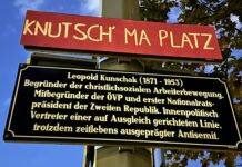 Statt Kunschak: Kommt der “Knutsch ma Platz”? Der treue Leser Stephan R. hat das Bild gemacht.