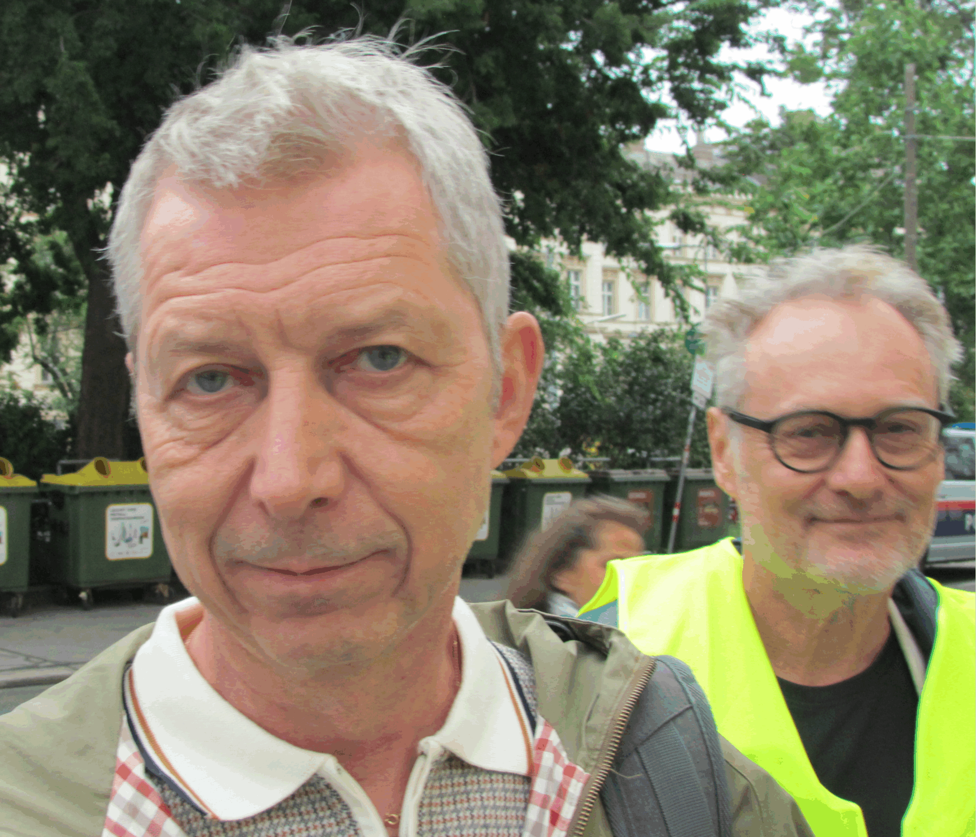 Organisierten Petiition und Demo: Dieter Granser und Thomas Sigwald
