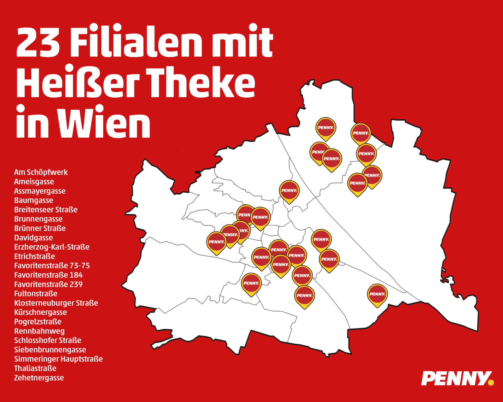 Heisse Theke bei PENNY