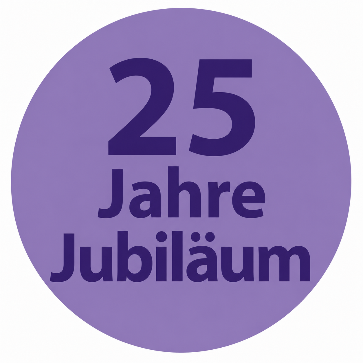 Button 25 Jahre