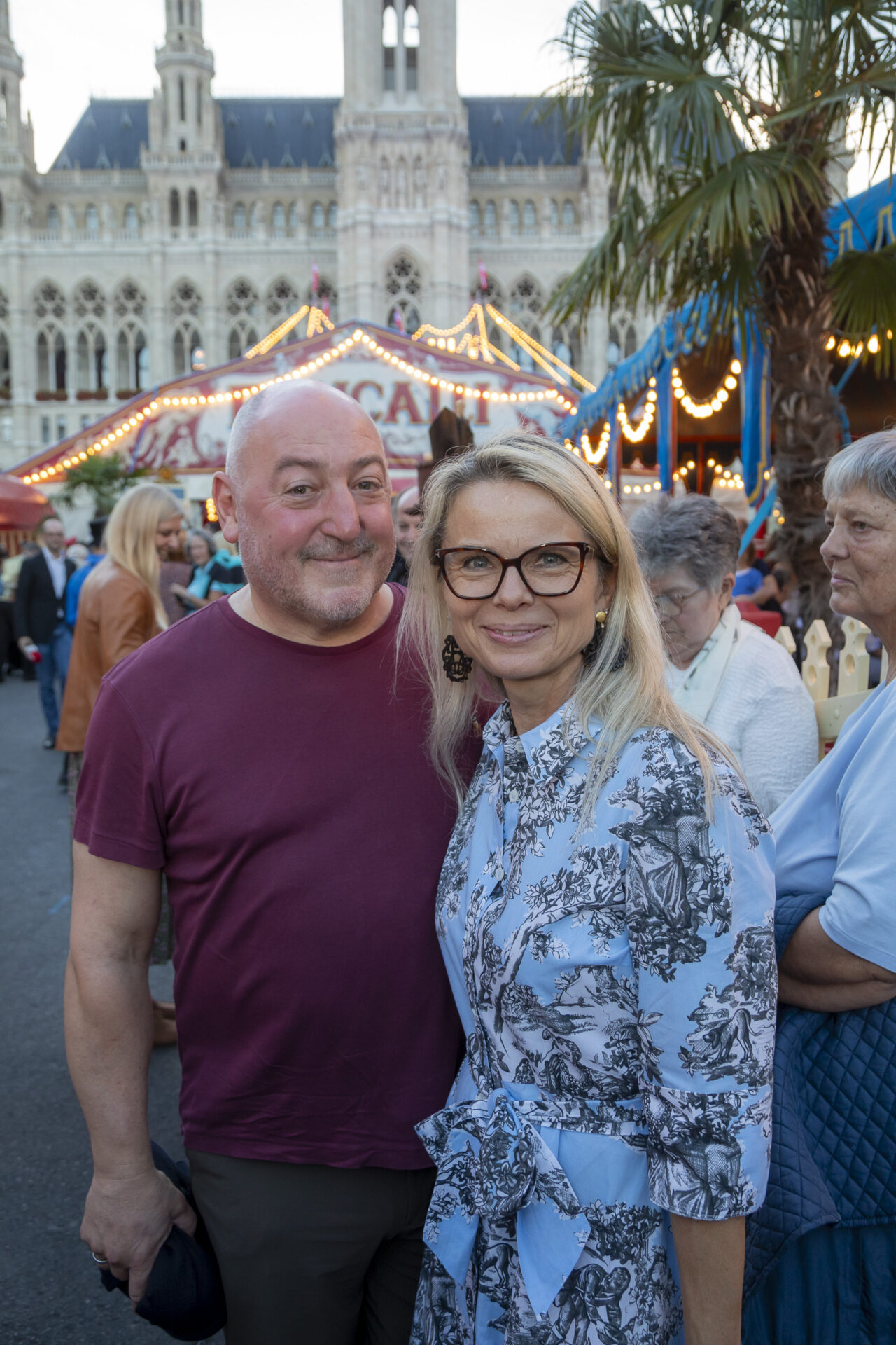 Rudi Roubinek mit Ehefrau Karin