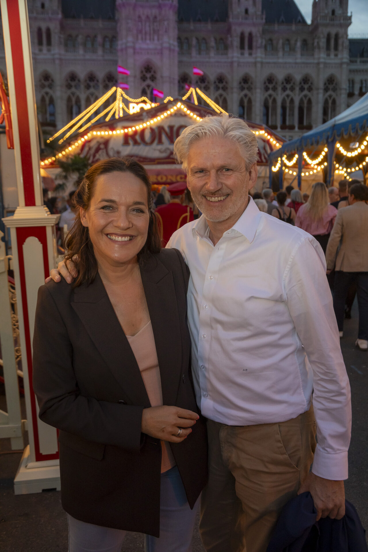 Eva Pölzl mit Partner Alfred Reinprecht