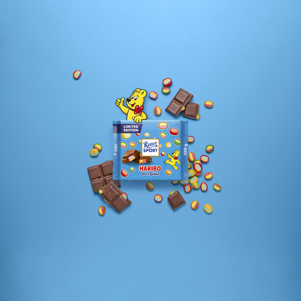 RITTER SPORT HARIBO Pico-Balla in Vollmilch-Schokolade
