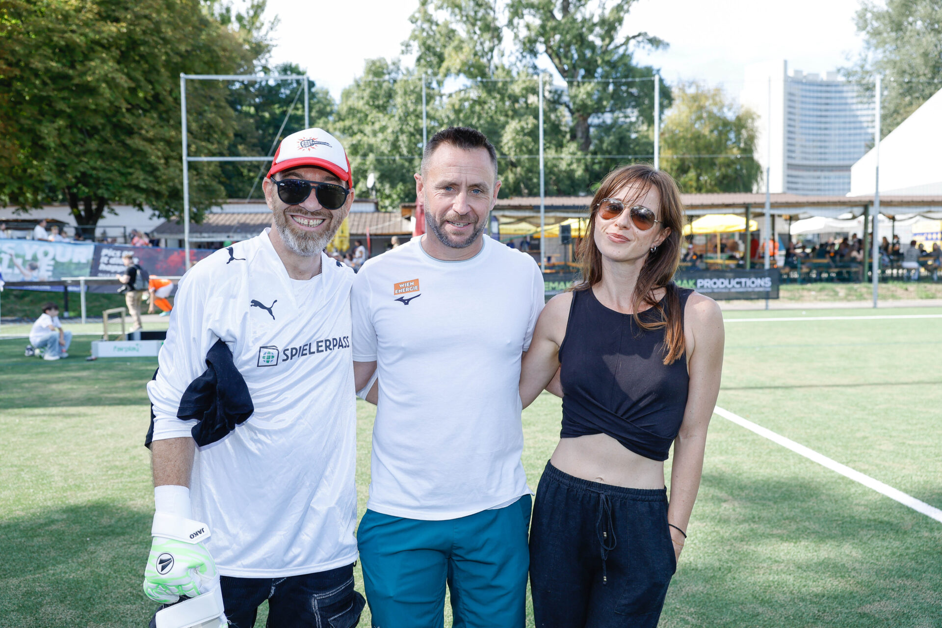 Roman Gregory, Steffen Hofmann und Irena Blagojevic