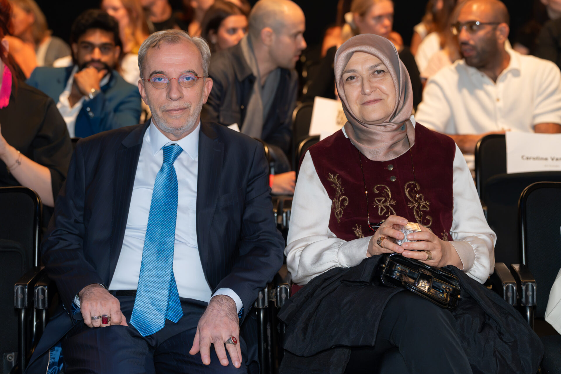 S.E. Gürsel Dönmez (Botschafter der Türkei) und Asiye Dönmez (Gattin des Türkischen Botschafters)