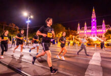Rekordnacht: 23.000 liefen gemeinsam um den Ring Vienna Night Run 2026