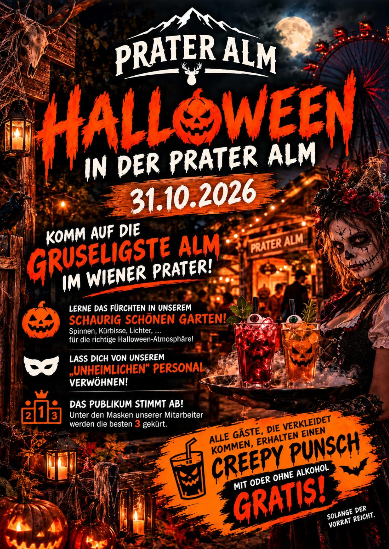 HALLOWEEN IN DER PRATERALM