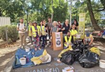 Kein Dreck: Freiwillige im Einsatz gegen den Müll Die Freiwilligen sammelten 5.000 Zigarettenstummel in Favoriten © Stella Wittmann, Cirular Wien