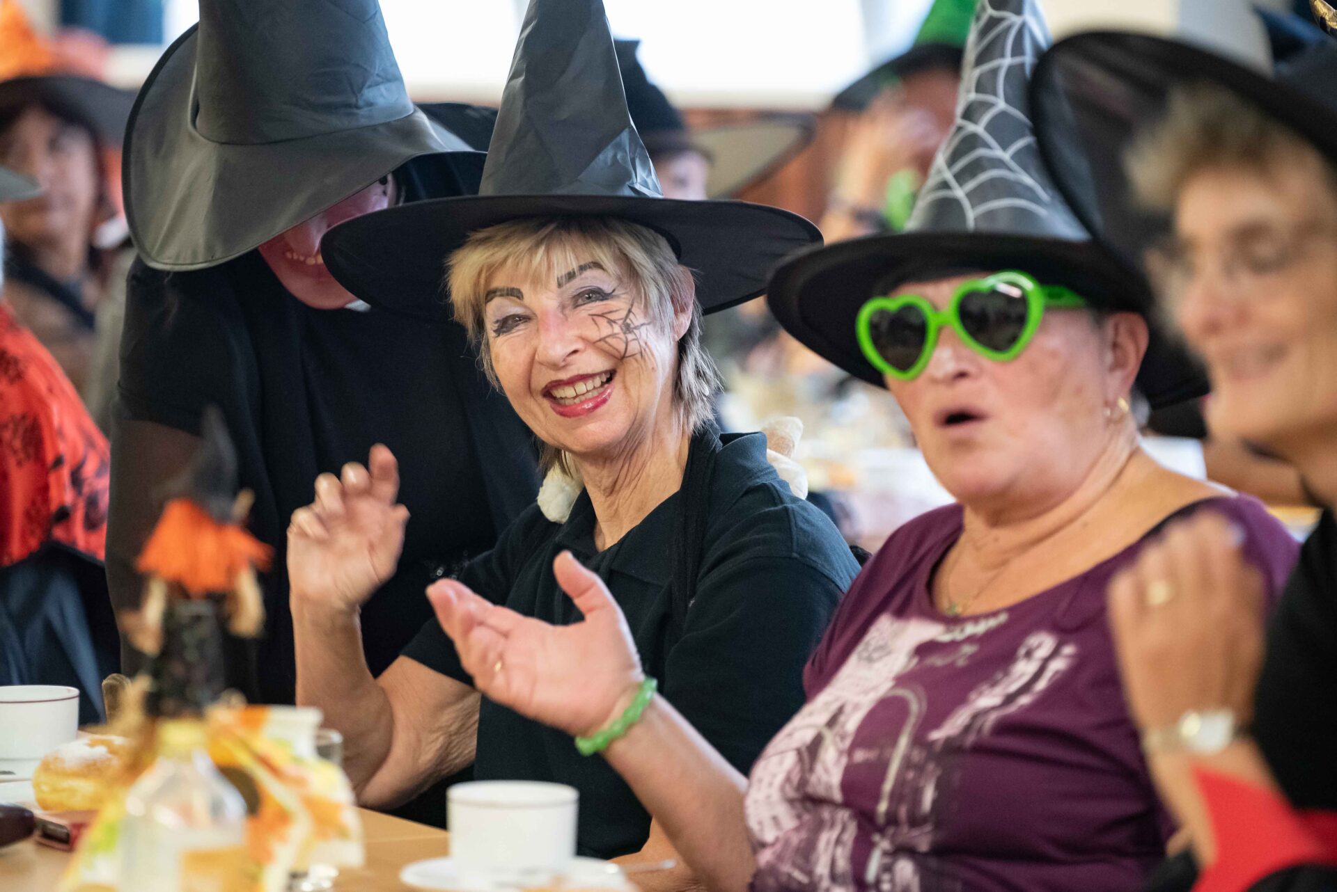 Halloween Feier Häuser zum Leben
