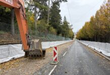 Große Besorgnis wegen Asbest in der Maxingstraße Die weiße Plastikverhüllung dient als Schutzmaßnahme vor den Asbestfasern © Berger