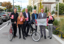 Neue Radweg-Karte für die Bezirke „links der Donau“ LiDo