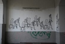 Piktogramme des Roten Wien werden zu Kunst Das Kunstwerk basiert auf den Piktogrammen von Otto Neurath, der im „Roten Wien“ das ISOTYPE-System erfand, um komplexe Daten für alle verständlich zu visualisieren © BV 12 / Mallinger