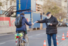 Schienenersatzverkehr mit dem Fahrrad? Abgefahren! Die Projektgruppe „zu Fuß und mit dem Rad unterwegs im Dritten“ freut sich auf Mitfahrer © LA21 Wien & Tim Dornaus