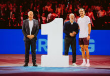 Zeit der Tennis-Ehrungen: Award für Straka Auszeichnungen: Herwig Straka bekam den "World Tennis Award", Sascha Zverev wurde zur Nummer eins (mit Ex-Nummer-1 Thomas Muster, Bild: e|motion group/Christian Hofer).