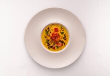 In Wien wartet eine Woche voller Genüsse Im Vestibül wartet etwa eine Geeiste Melonensuppe © Culinarius