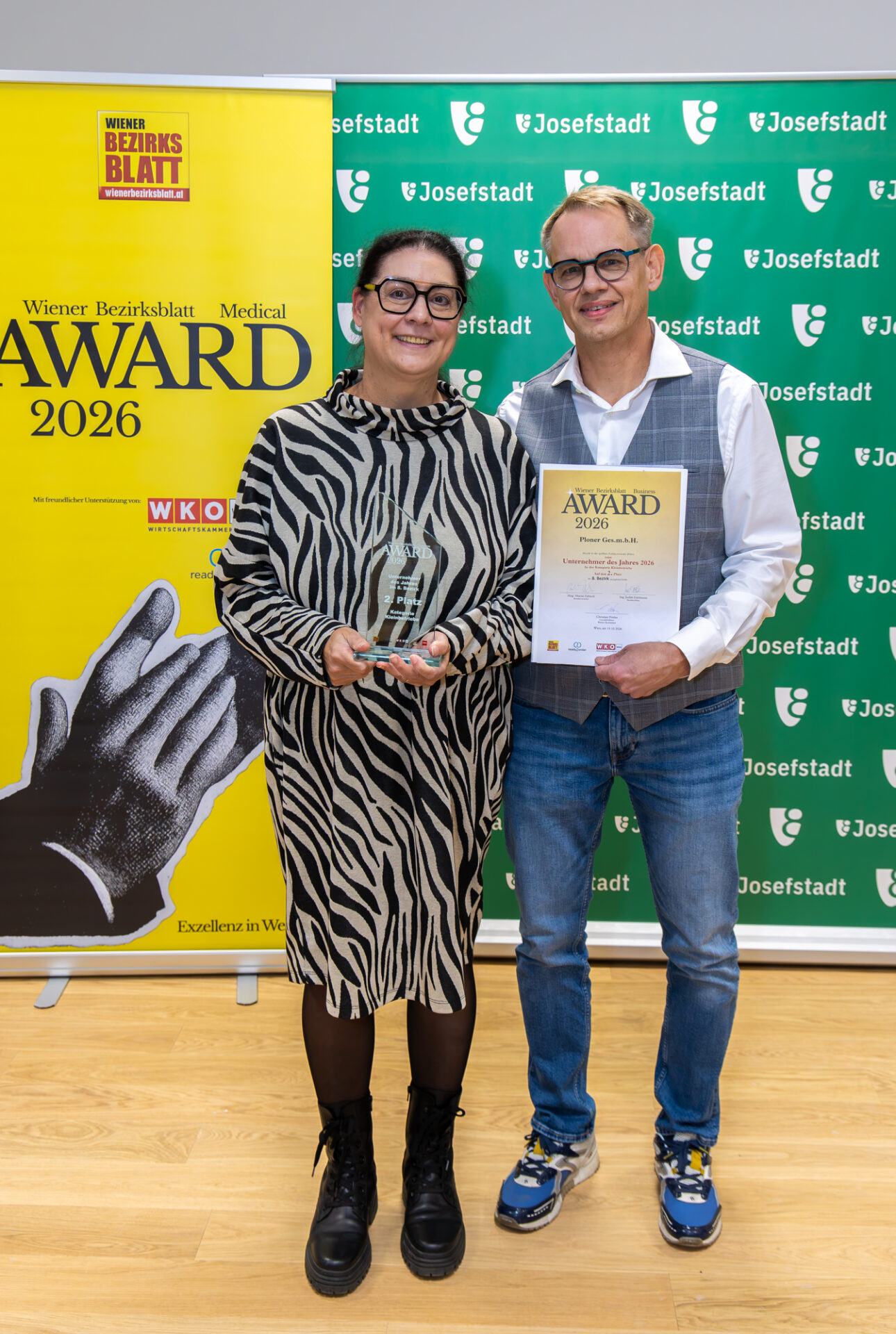 Optiker Manuela und Martin Ploner (Bild: Oblak).