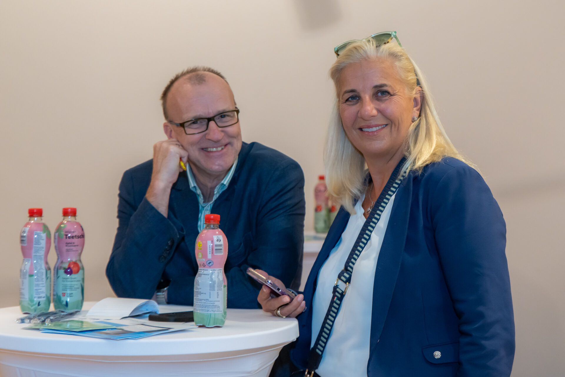 WBBA Alsergrund: Hans Steiner und Manuela Paganotta vom Wiener Bezirksblatt (Bild: Oblak).